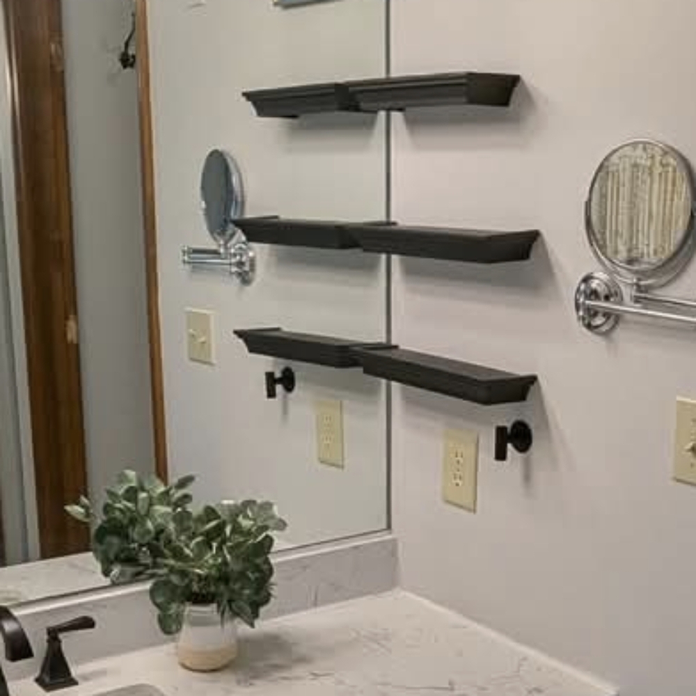 Modern Black Shelves